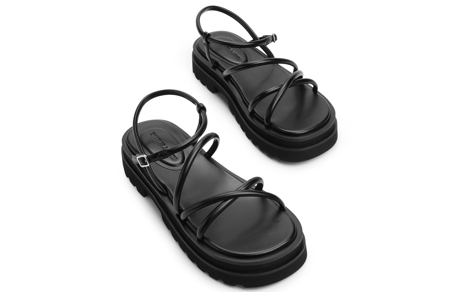 Шлёпанцы CHARLESKEITH ck EVAPU 4.1cm SilverBeigeBlack - изображение 3