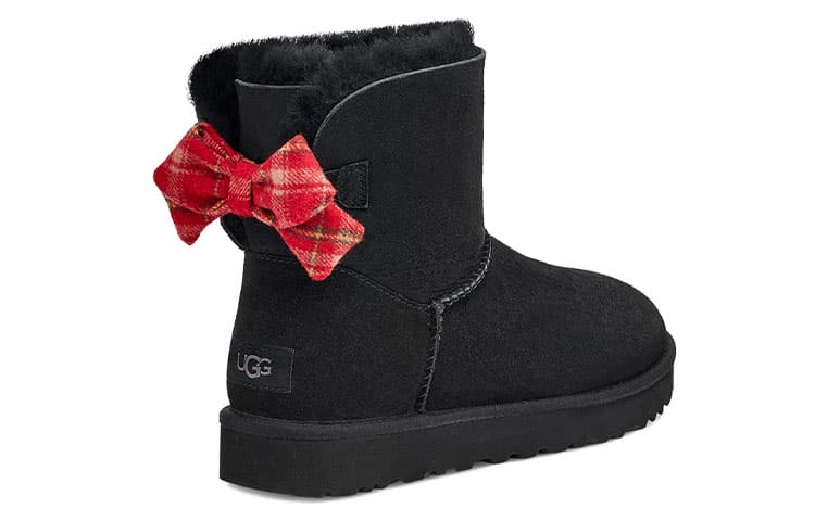 Ботинки зимние UGG Bailey Bow Plaid Ribbon - изображение 4