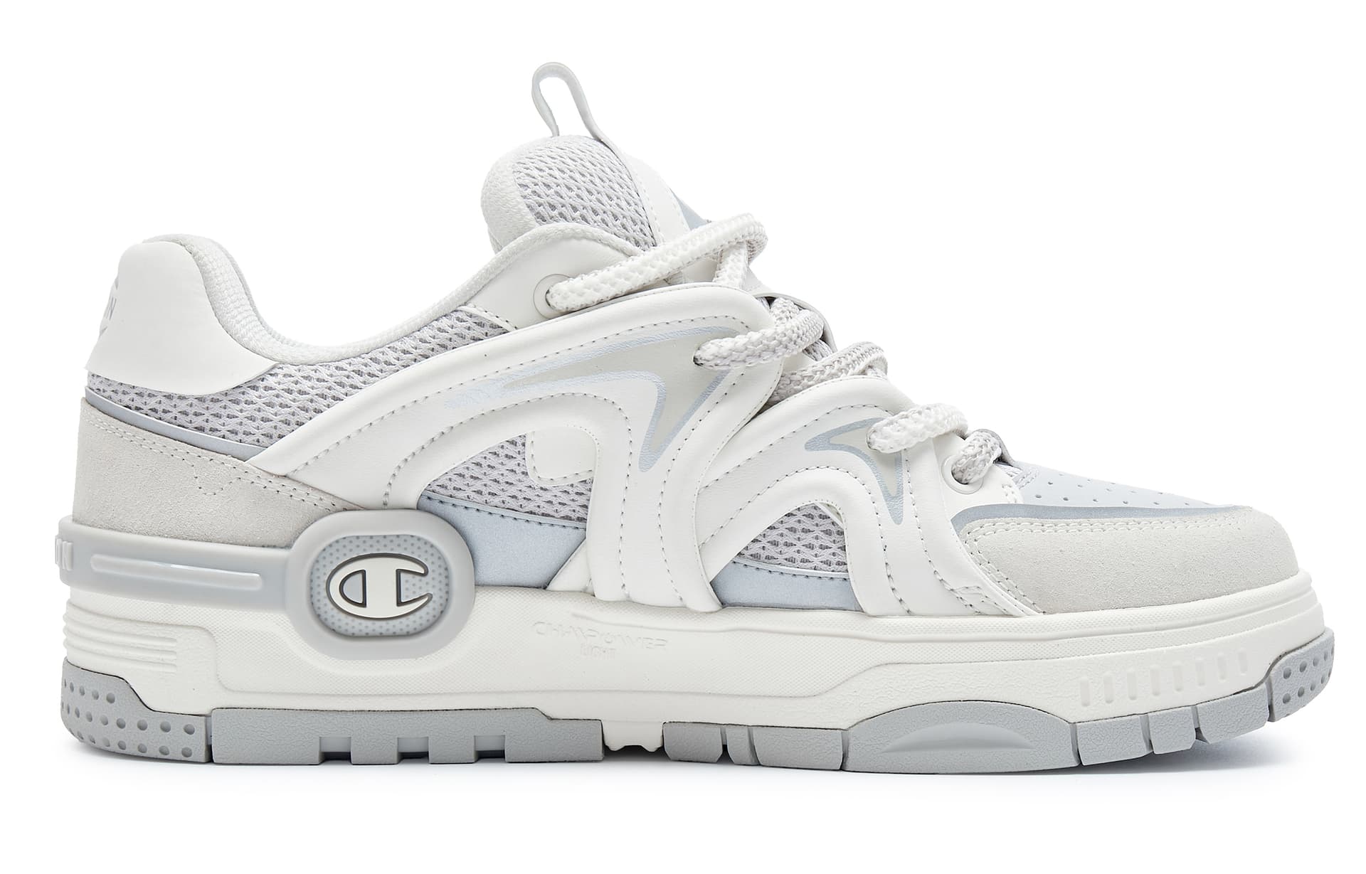 Кроссовки Champion Essentials Karst Skate White Grey - изображение 2
