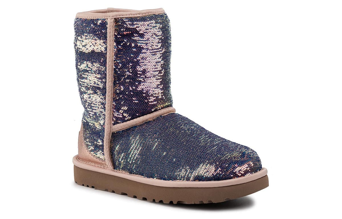 Ботинки зимние UGG Classic Short Cosmos Sequin - изображение 2