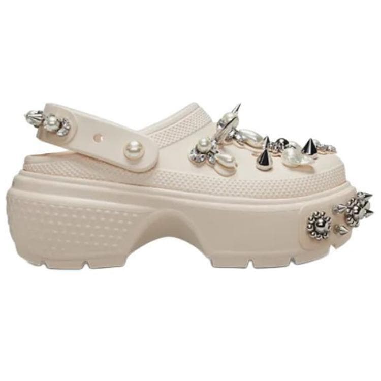 Сабо Crocs x SIMONE ROCHA Stomp ЭВА Сабо Женские Белые - изображение 2