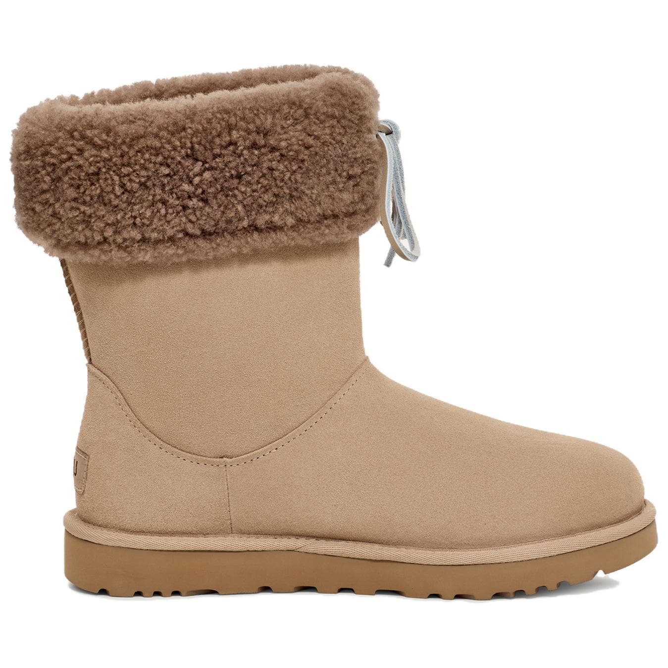 Ботинки зимние UGG Sarissa Короткие Снежные Ботинки Унисекс Бежевые - изображение 2