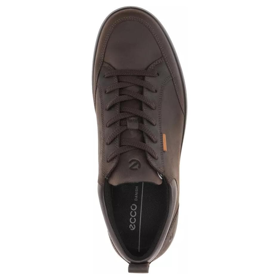 Кроссовки Ecco Soft 7 противоскользящие скейтбординговые кроссовки с низким верхом для мужчин коричневые - изображение 4