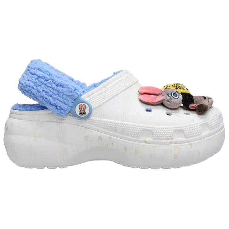 Сабо Crocs x Disney Classic Platform Clog Классический Зверополис Облако Платформа визуально увеличивает рост Сабо Женские - изображение 2