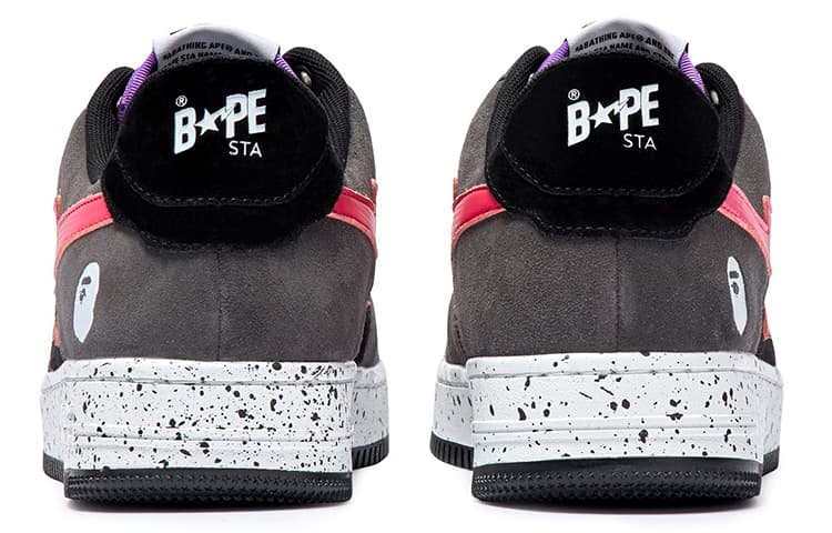 Кроссовки Bape STA Low Grey Pink - изображение 3