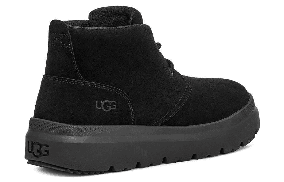 Ботинки зимние UGG Ankle Snow Boots Black - изображение 5