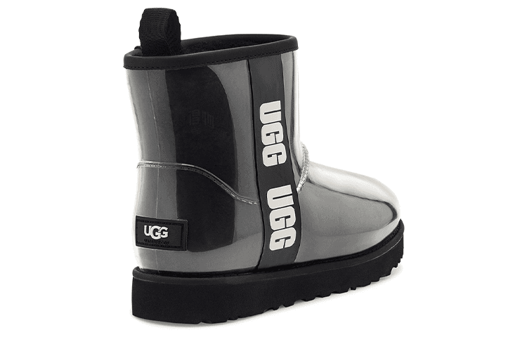 Ботинки зимние UGG Classic Clear Mini Black - изображение 4