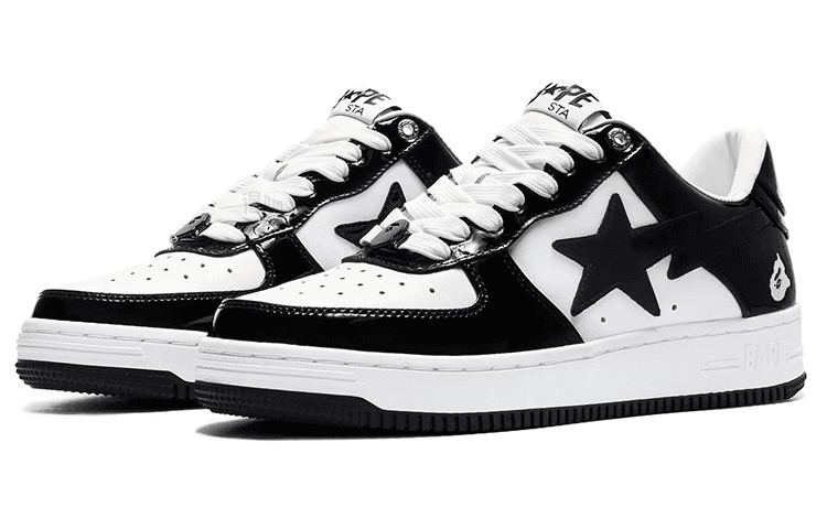 Кроссовки A BATHING APE STA Black White - изображение 2