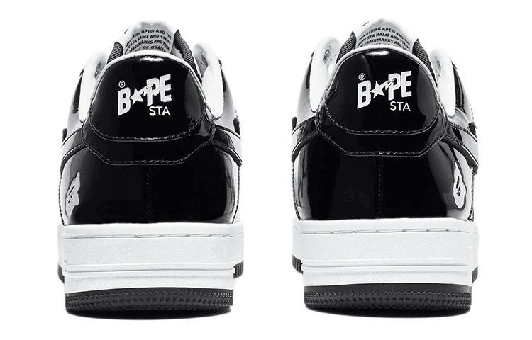 Кроссовки A BATHING APE STA Black White - изображение 3