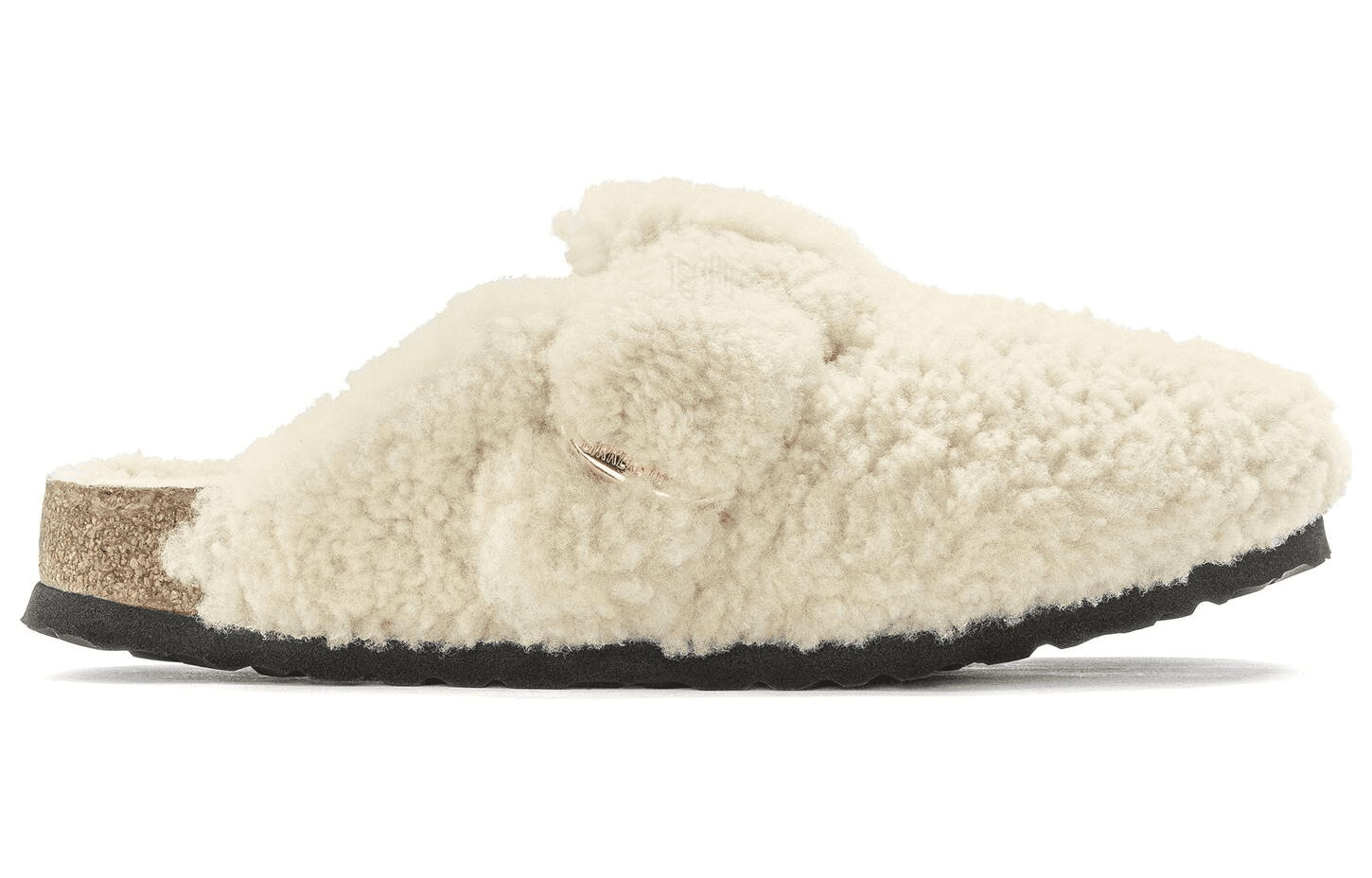 Сандалии Birkenstock Beige Shearling Slide - изображение 2