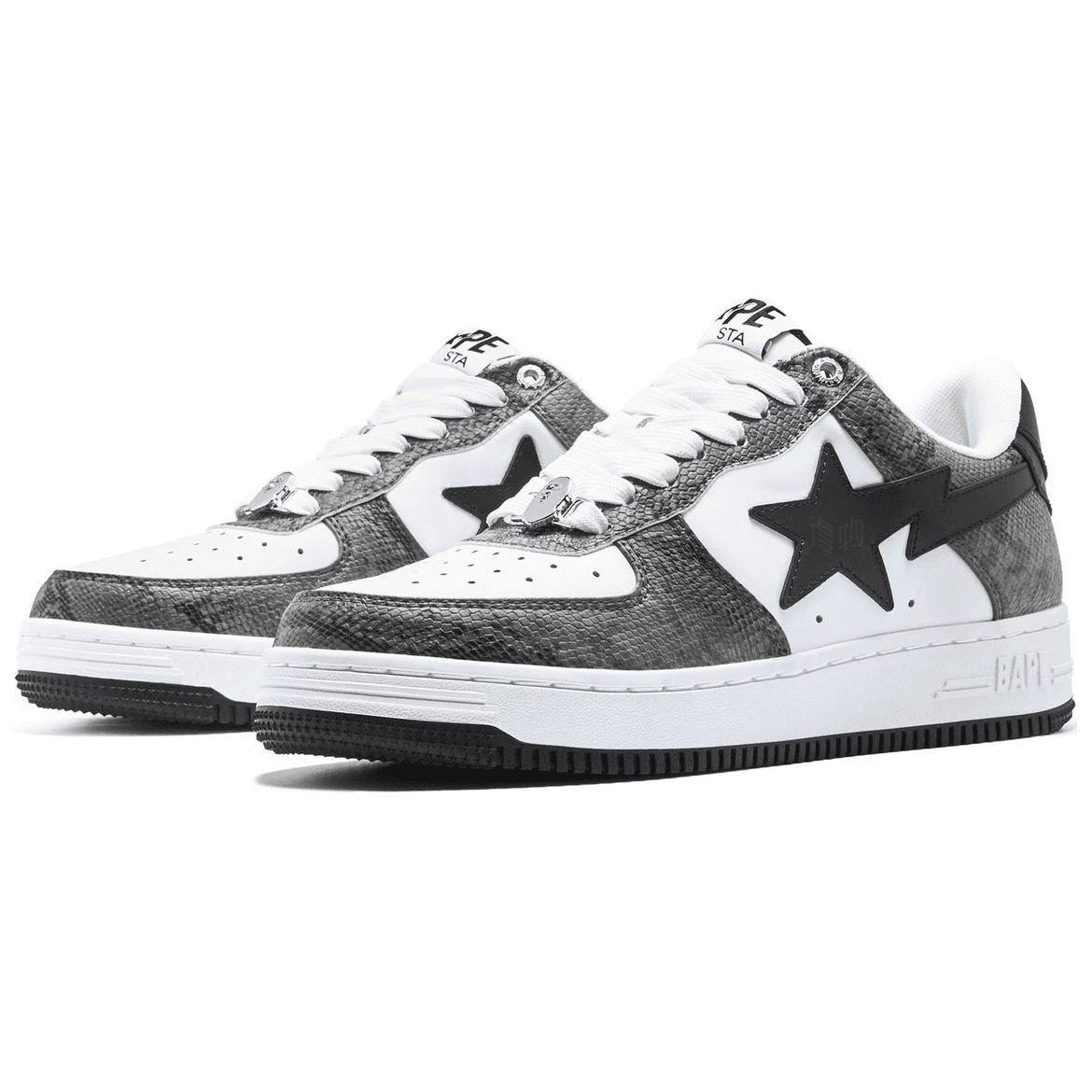Кроссовки A BATHING APE STA Low Black White - изображение 3