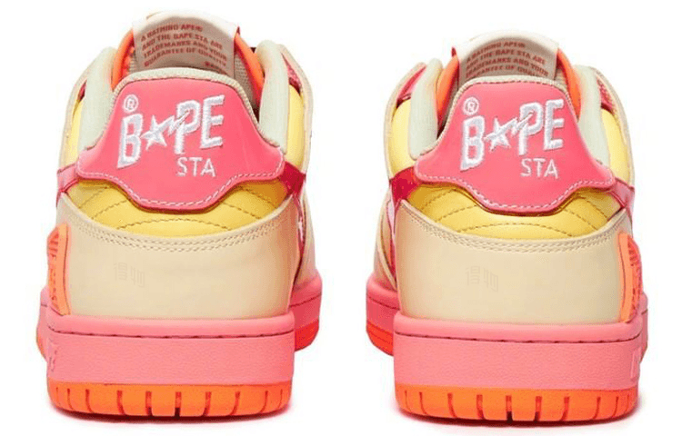 Кроссовки A BATHING APE SK8 Orange - изображение 3