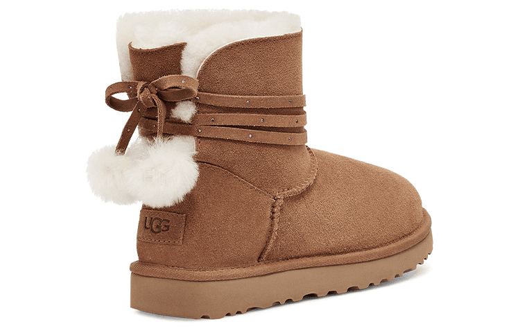 Ботинки зимние UGG Mini Bailey Bow Pom - изображение 4