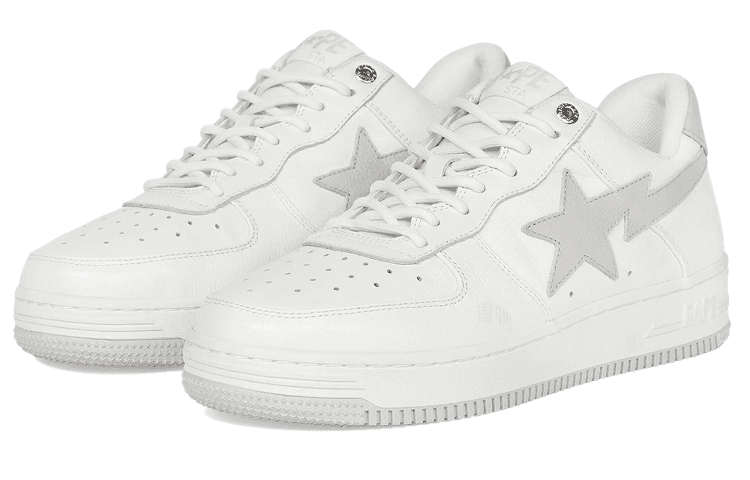Кроссовки JJJJound x A BATHING APE STA White Grey - изображение 2