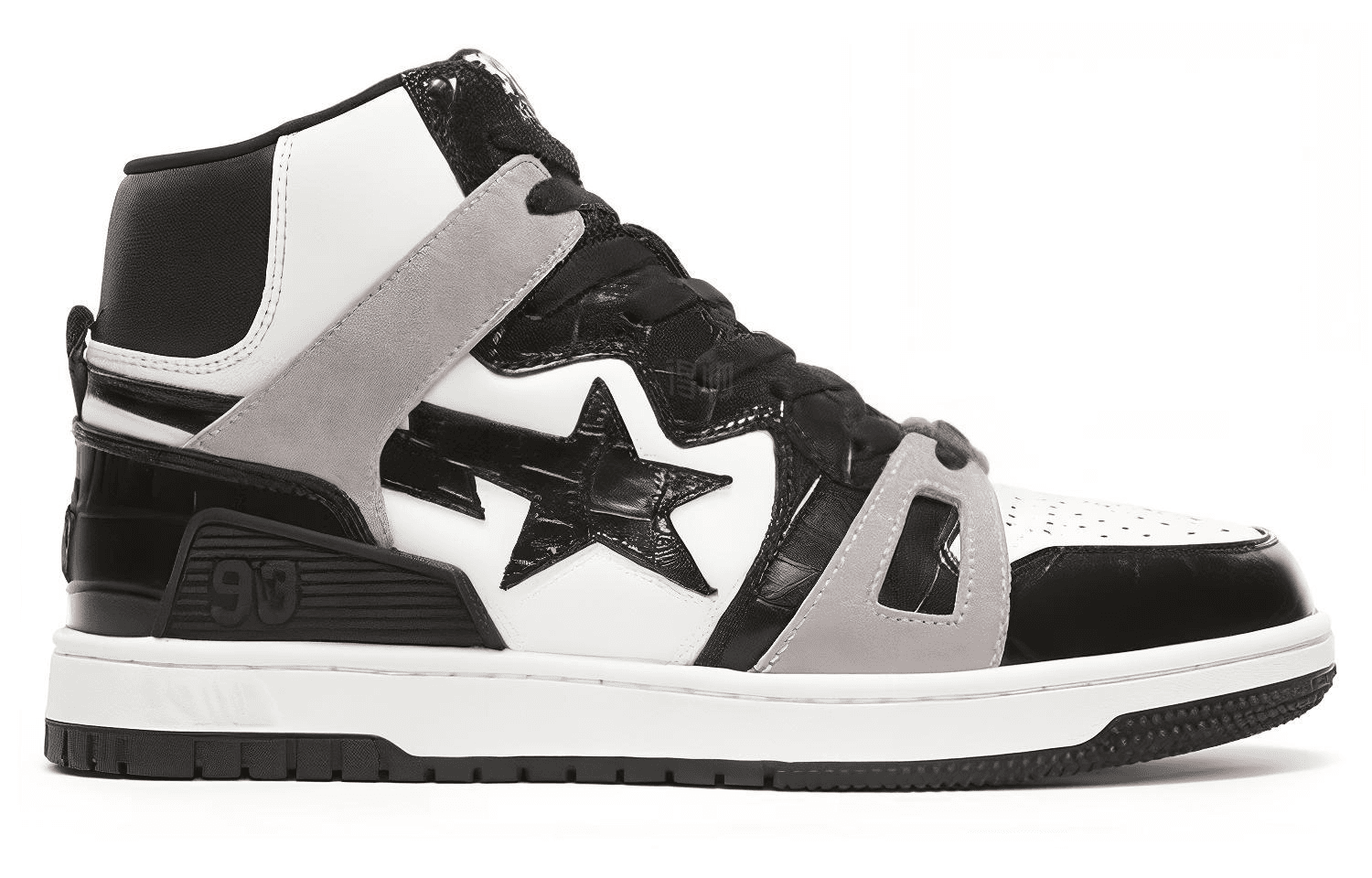 Кроссовки A BATHING APE STA 93 Hi Black - изображение 2