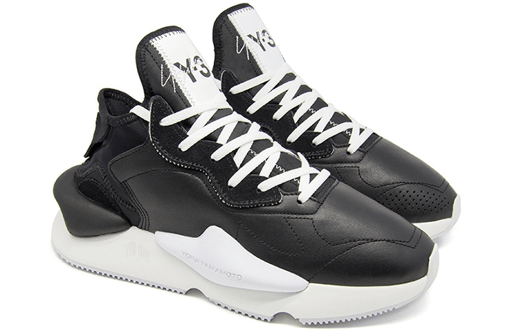 Кроссовки adidas Y-3 Kaiwa Black White - изображение 2