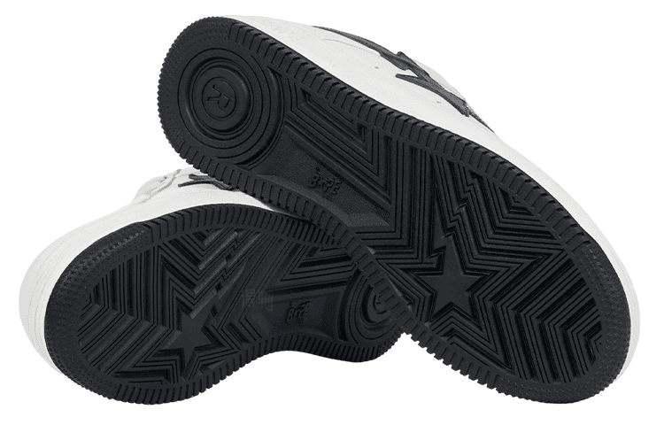 Кроссовки JJJJound x A BATHING APE STA Low Black White - изображение 5