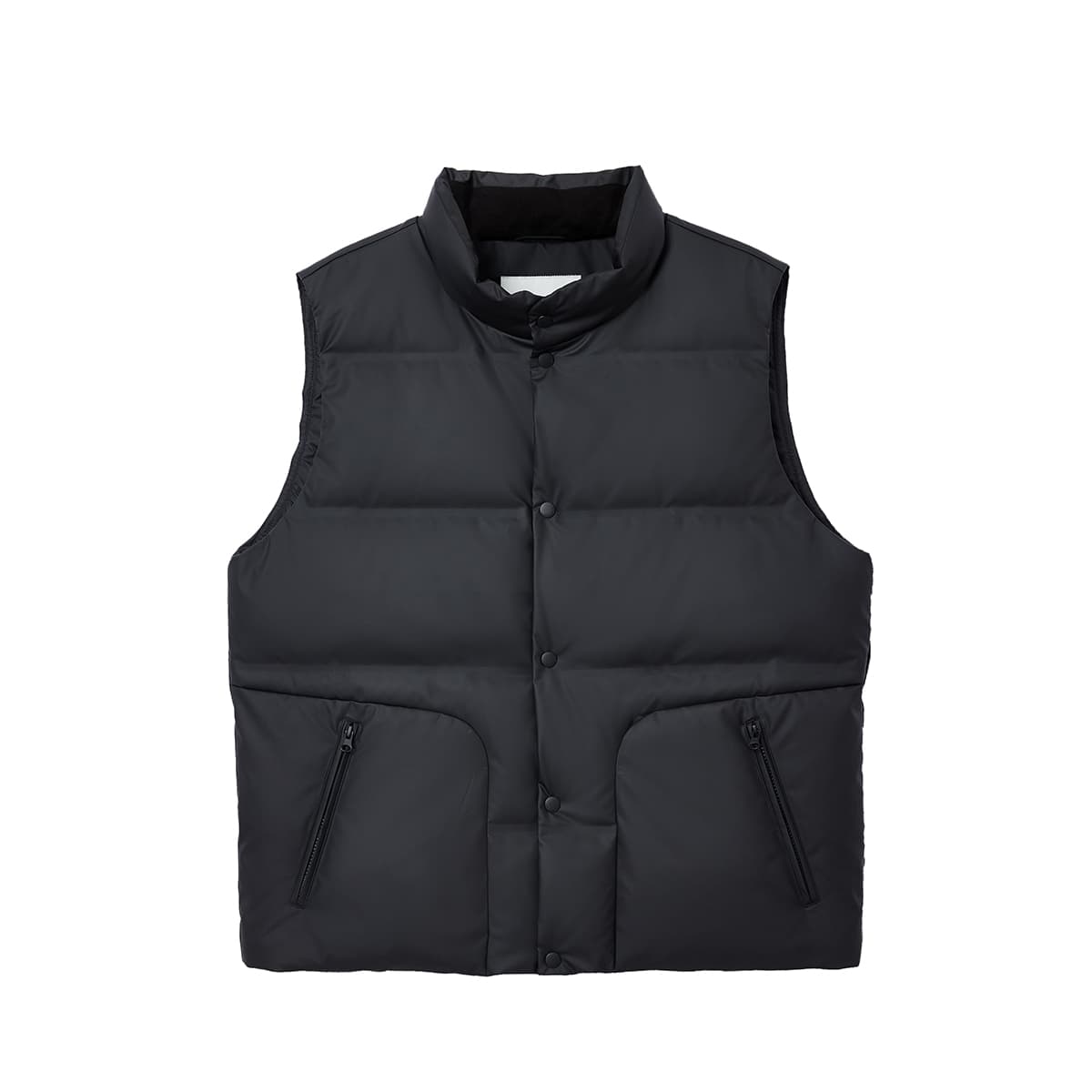 Куртка JACK&JONES Мужская одежда Зимний Модный Универсальный Вышивка Воротник-стойка Однотонный Без рукавов Термозащитный Пуховый жилет Мужской - изображение 1