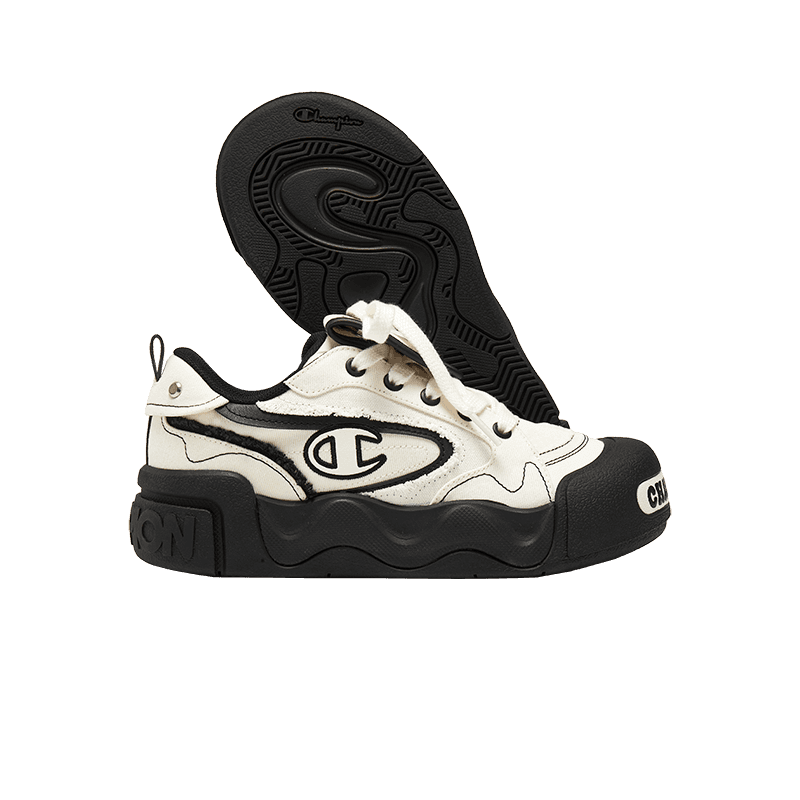 Кроссовки Champion Low-Top Повседневная Обувь Мужская Молочно-Белый Черный - изображение 2