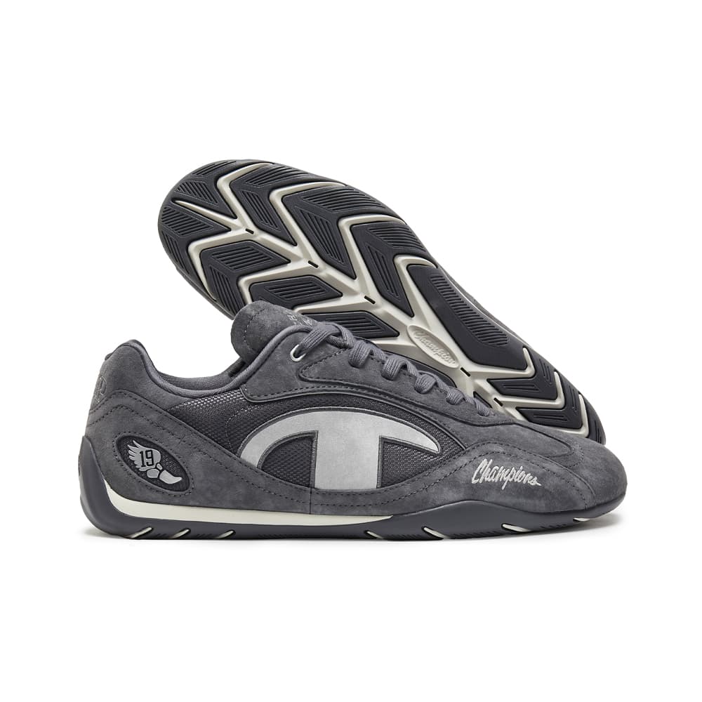 Кроссовки для бега Champion Low Top Беговые кроссовки Мужские Turbulence Серый Серебряный Белый - изображение 2