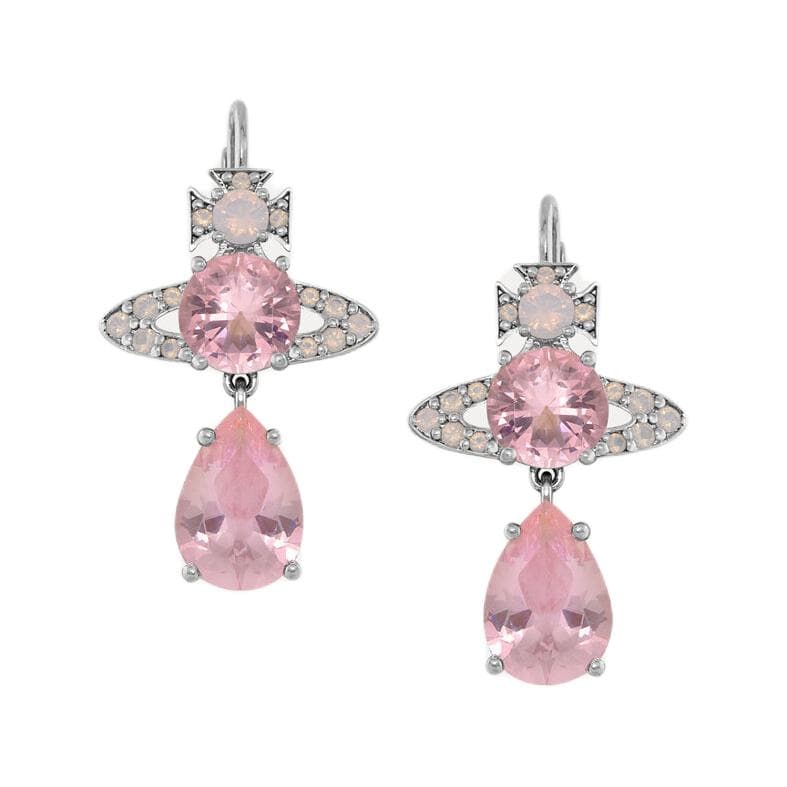 Серьги Серьги Vivienne Westwood Женские Молочный Ромб Серебряный - изображение 2
