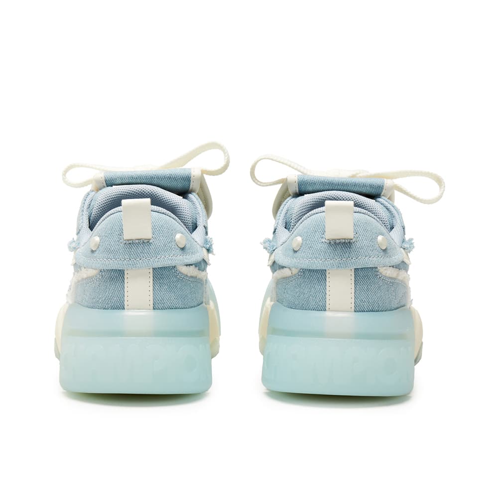 Кроссовки Champion Low Top Скейтборд Кроссовки Женские Сумеречный Синий Молочный Белый - изображение 4