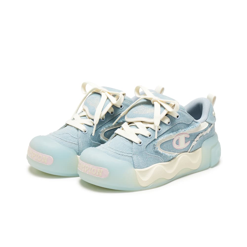Кроссовки Champion Low Top Скейтборд Кроссовки Женские Сумеречный Синий Молочный Белый - изображение 3