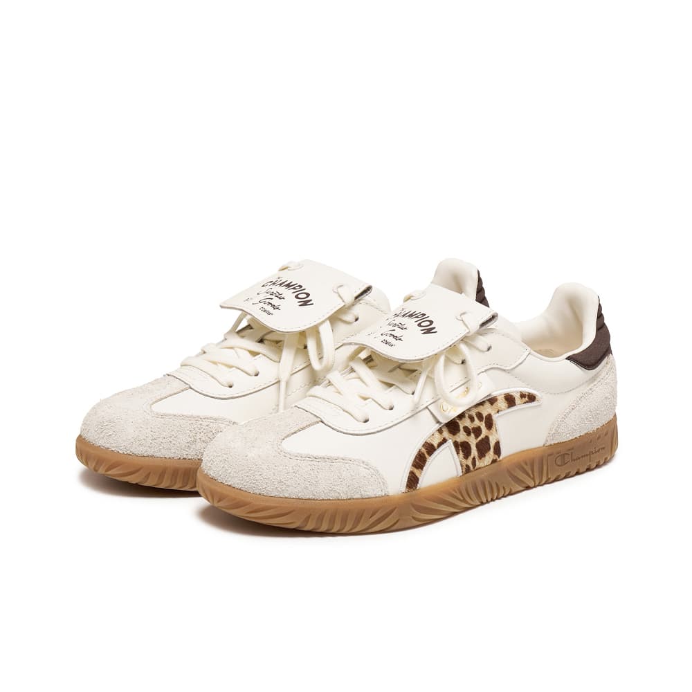 Кроссовки Champion Low Top Скейтборд Обувь Женская Молочно-белая Барочно-коричневая - изображение 2