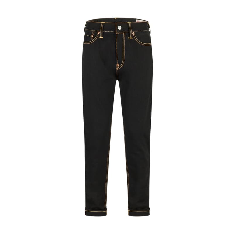 Штаны EVISU Denim Черные Мужские Джинсы - изображение 2