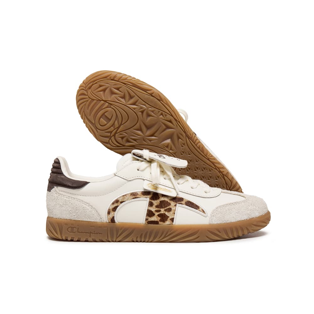 Кроссовки Champion Low Top Скейтборд Обувь Женская Молочно-белая Барочно-коричневая - изображение 4