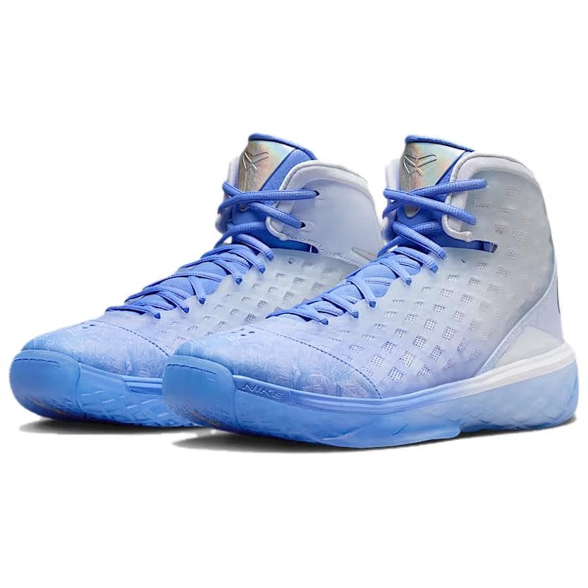 Кроссовки для баскетбола Nike Zoom Kobe 3 Баскетбольные кроссовки Унисекс Белый и синий цвет - изображение 3