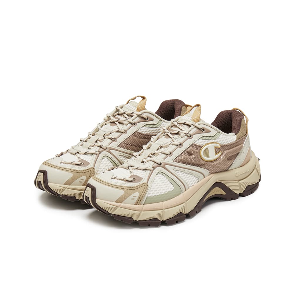 Кроссовки для бега Champion Low Top Беговые кроссовки Женские Молочно-белый Пемзовый серый - изображение 3