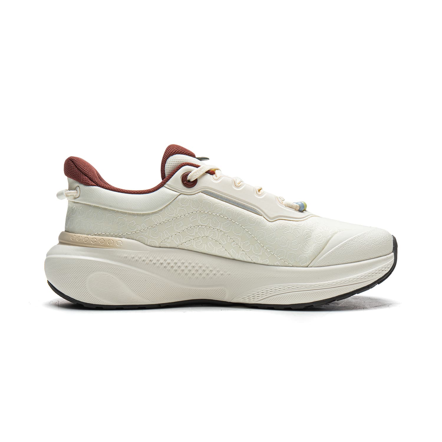 Кроссовки Li-Ning SOFT PLUS 2 CNY Ограниченная серия Года Лошади Модные универсальные мягкие легкие утепленные на платформе водонепроницаемые с отскоком лоу-топы повседневные женские экрю - изображение 2
