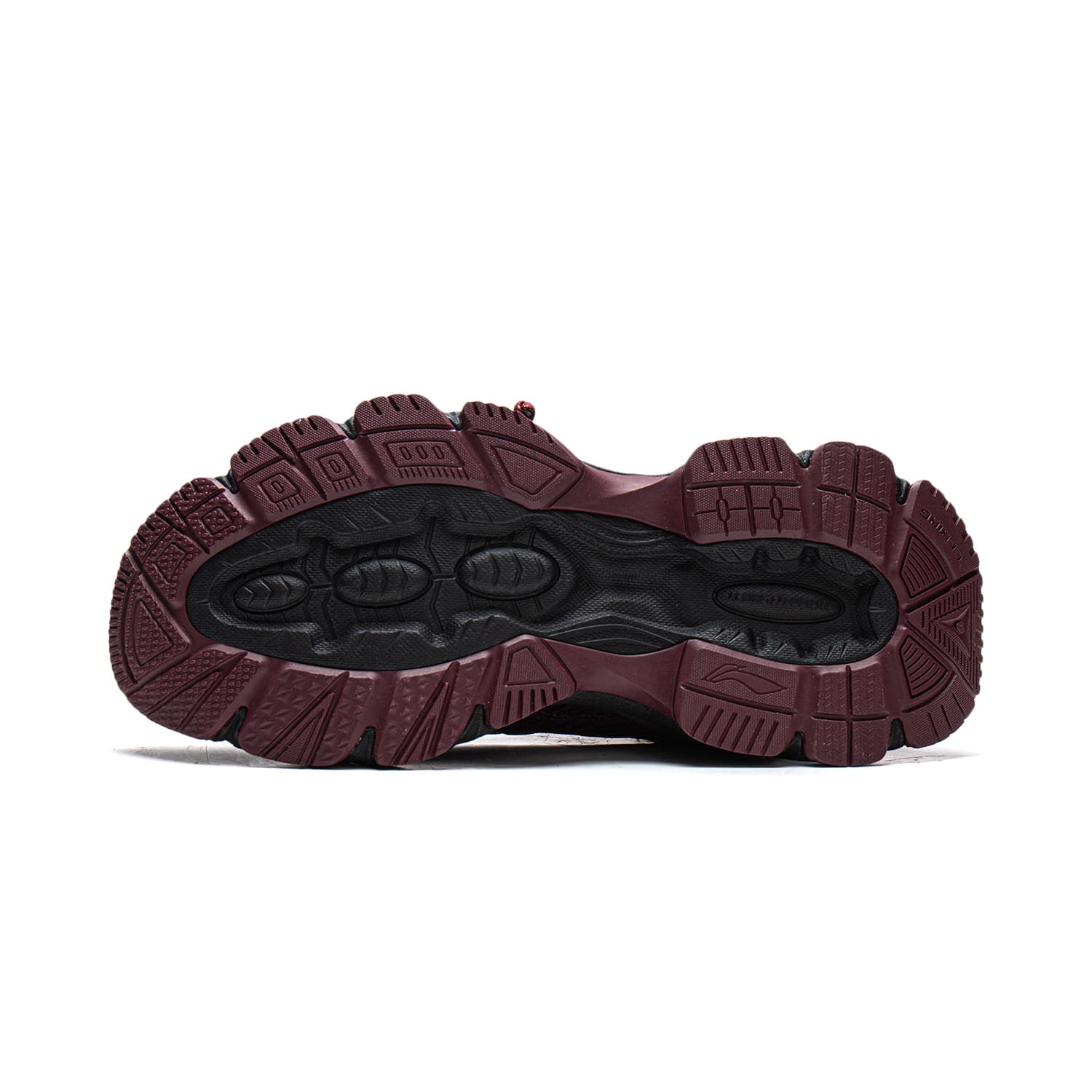 Кроссовки Li-Ning LINING Cloud L2K CNY Универсальный винтаж на платформе Увеличение роста Модный тренд Лоу-топы Повседневный Мужской Черно-красный - изображение 7