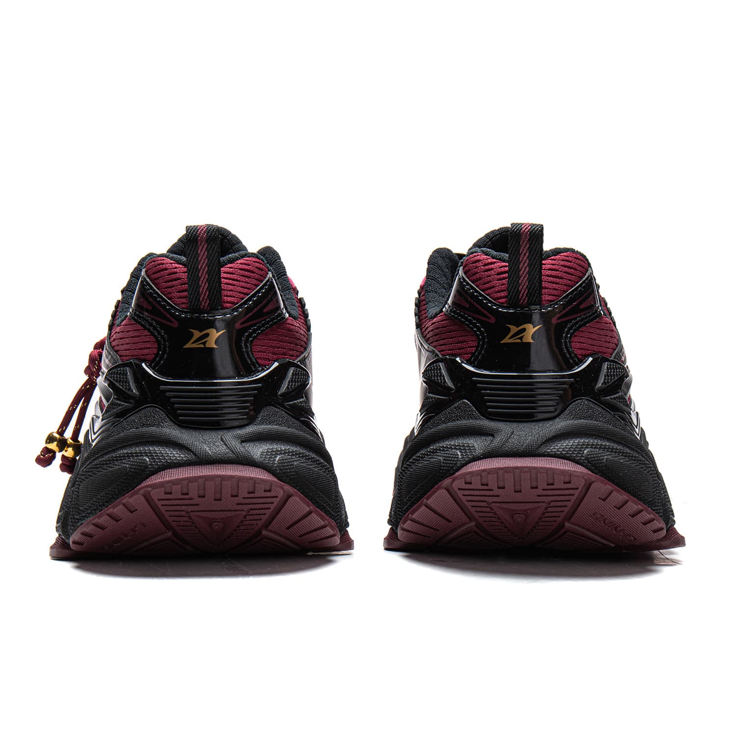 Кроссовки Li-Ning LINING Cloud L2K CNY Универсальный винтаж на платформе Увеличение роста Модный тренд Лоу-топы Повседневный Мужской Черно-красный - изображение 6