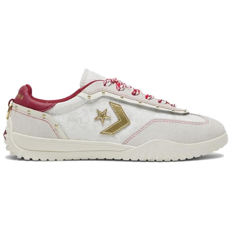 Кроссовки Converse Run Star Trainer Ткань коровья кожа CNY Лоу-топы Повседневный Унисекс Экрю - изображение 2