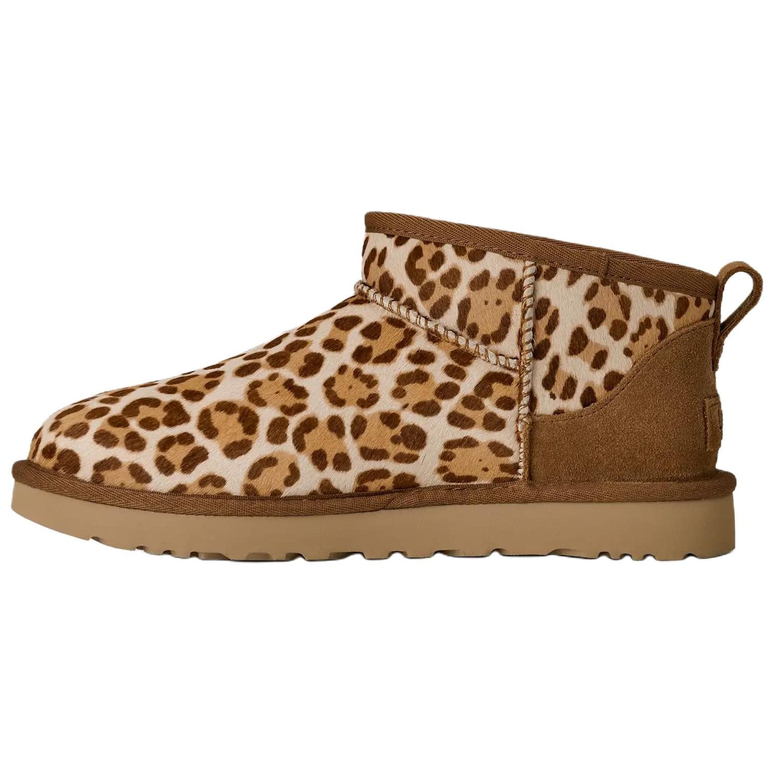 Ботинки зимние UGG CLASSIC ULTRA MINI Plains Термические Снежные Ботинки Женские с Леопардовым Принтом - изображение 2