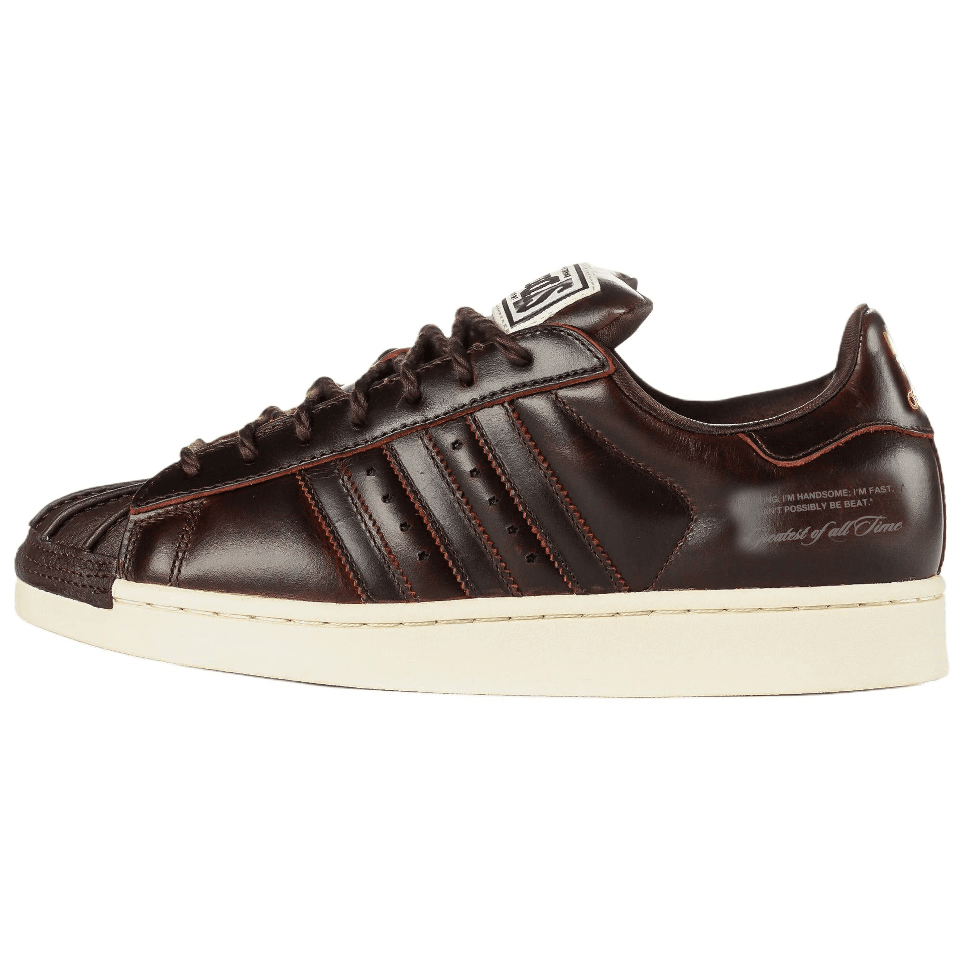 Кроссовки Adidas Originals x Palace X Muhammad Ali Superstar Скейтборд Кроссовки Мужские Коричневые - изображение 1