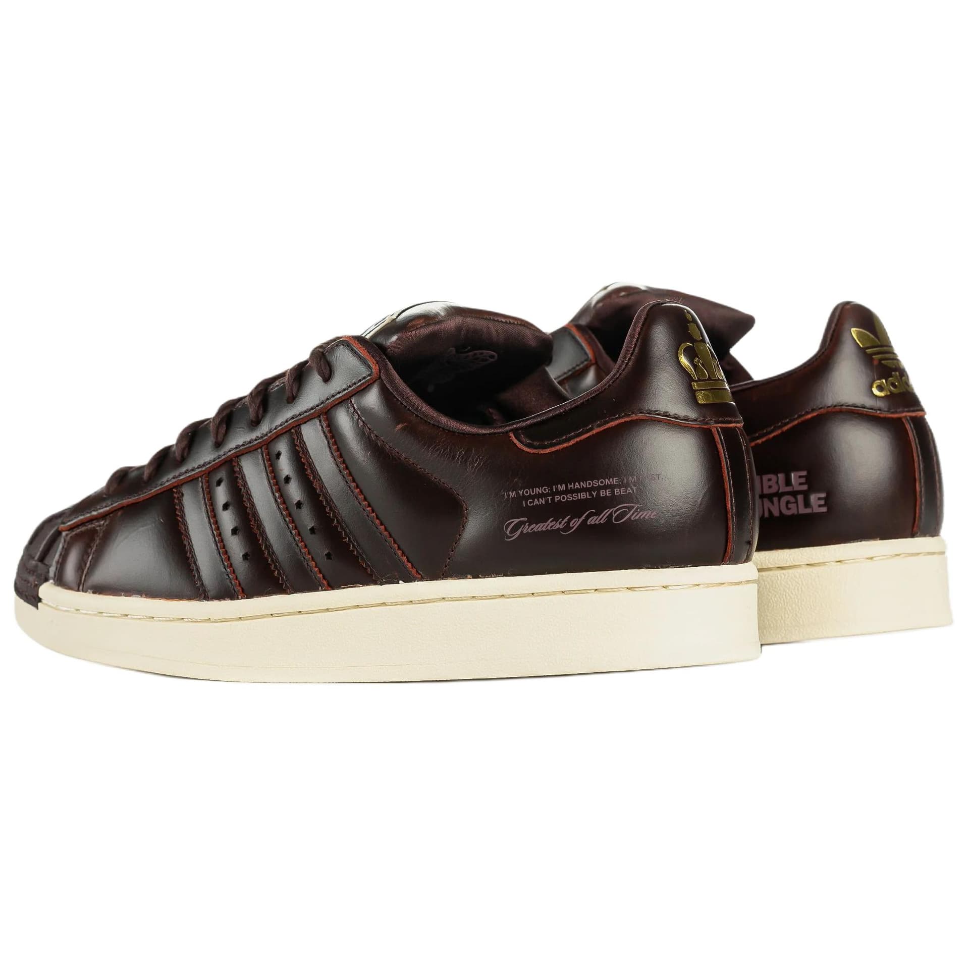 Кроссовки Adidas Originals x Palace X Muhammad Ali Superstar Скейтборд Кроссовки Мужские Коричневые - изображение 3