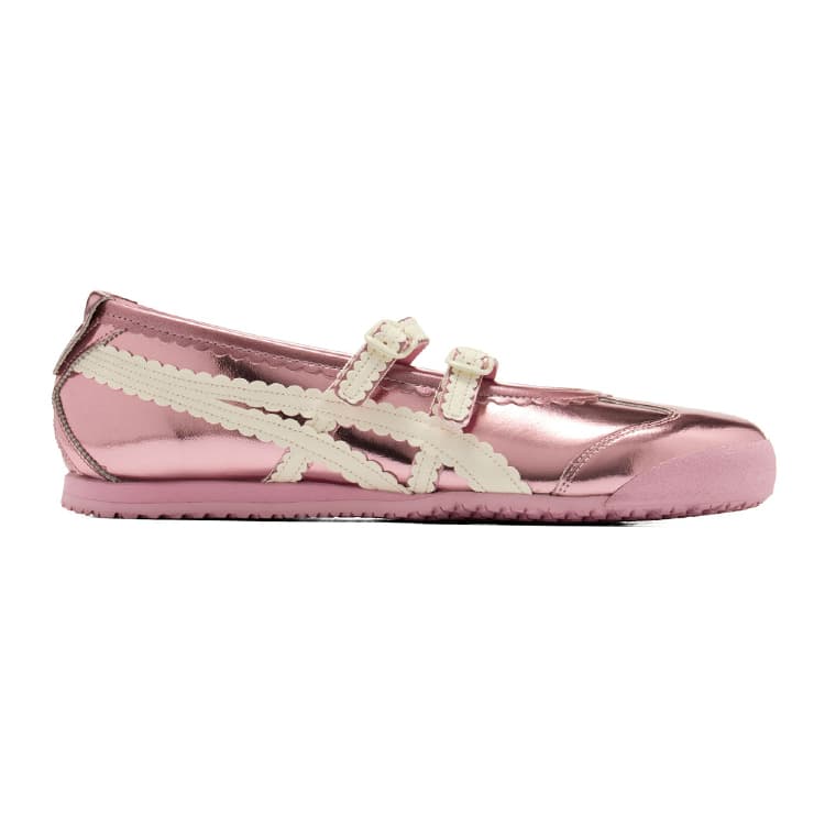 Onitsuka Tiger MEXICO 66 Тонкие и Без Форма Туфли Мэри Джейн Женские Розовые - изображение 2