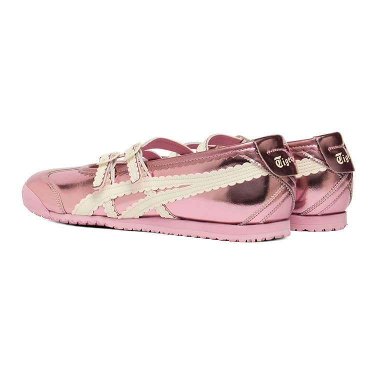 Onitsuka Tiger MEXICO 66 Тонкие и Без Форма Туфли Мэри Джейн Женские Розовые - изображение 4