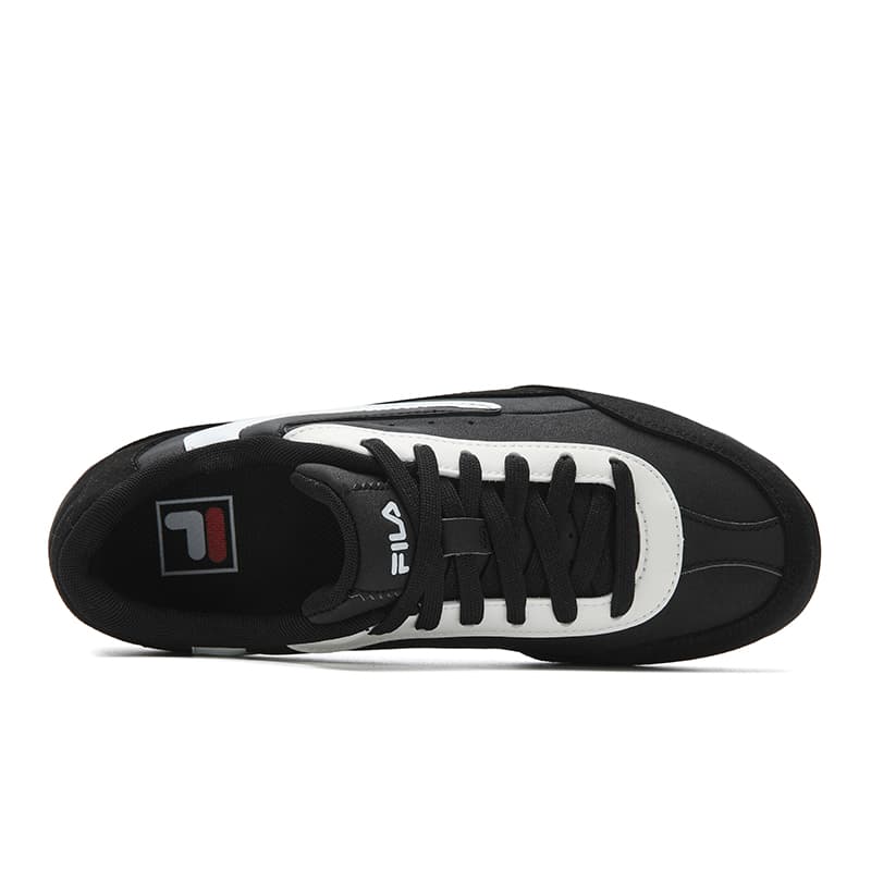 Кроссовки FILA Hyper Амортизация Покрытие Легкий Низкий Топ Повседневная Обувь Женская Черный Белый - изображение 4