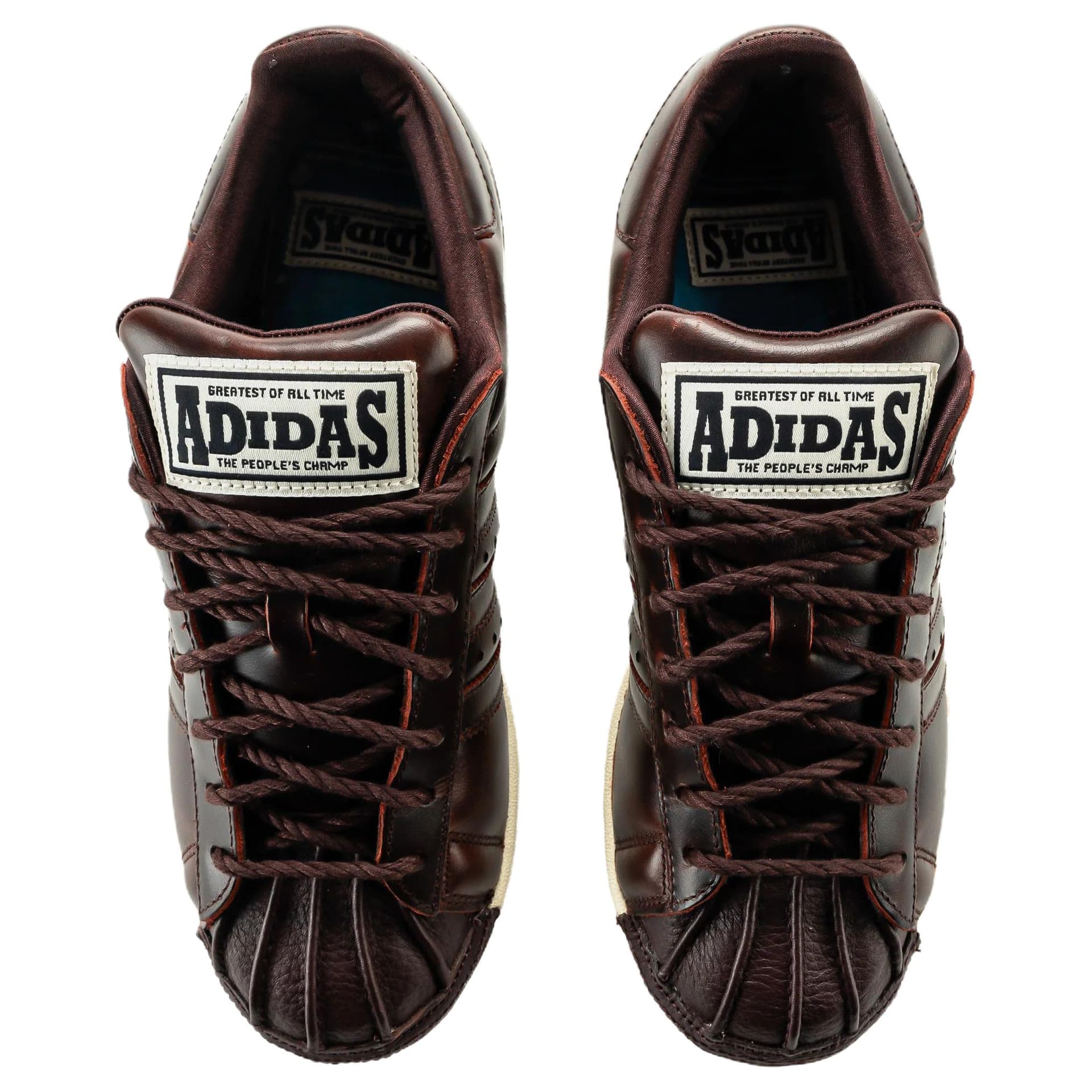 Кроссовки Adidas Originals x Palace X Muhammad Ali Superstar Скейтборд Кроссовки Мужские Коричневые - изображение 5