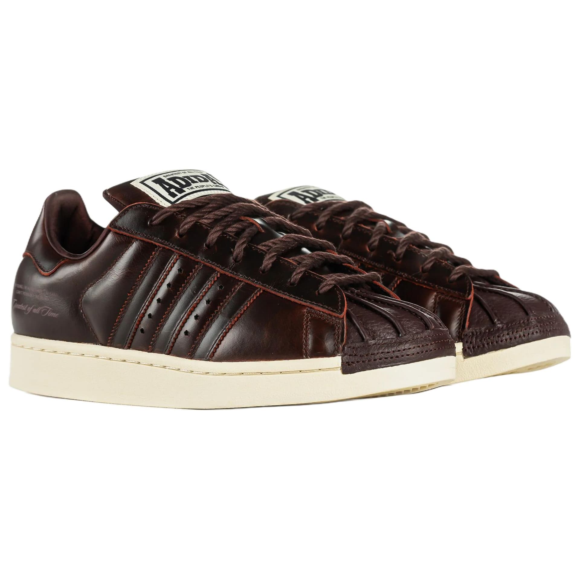 Кроссовки Adidas Originals x Palace X Muhammad Ali Superstar Скейтборд Кроссовки Мужские Коричневые - изображение 4