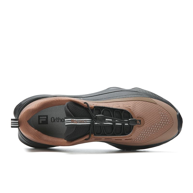 Кроссовки FILA LYNX3+ Амортизация устойчивость к истиранию легкий низкий топ уличная обувь для мужчин цвет Габимару коричневый - изображение 4