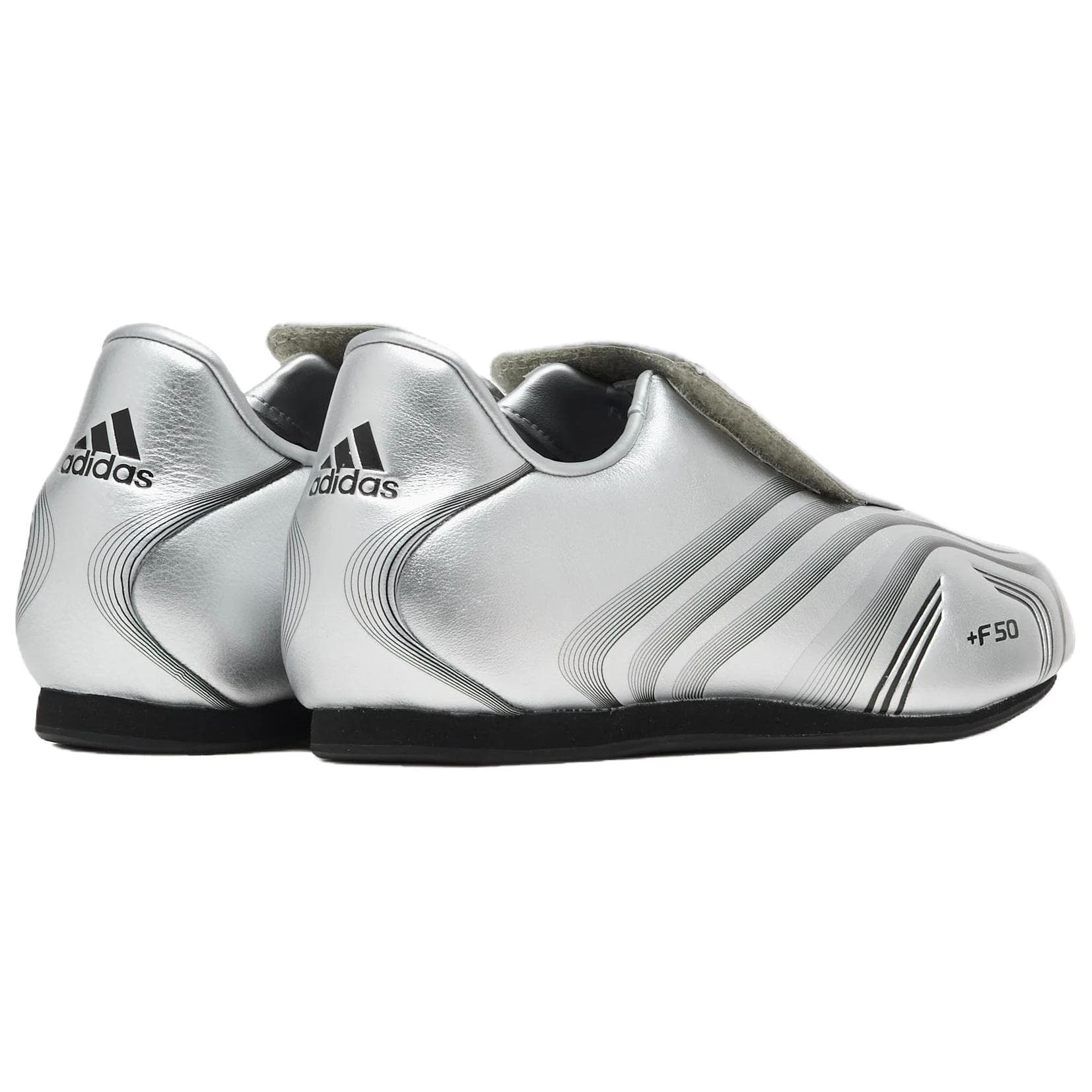 Кроссовки Adidas F50 Collection Обувь для тхэквондо Женская Серебряная - изображение 4