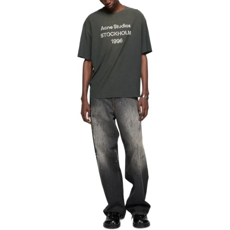 Футболка Acne Studios 1996 Black T-Shirt - изображение 4