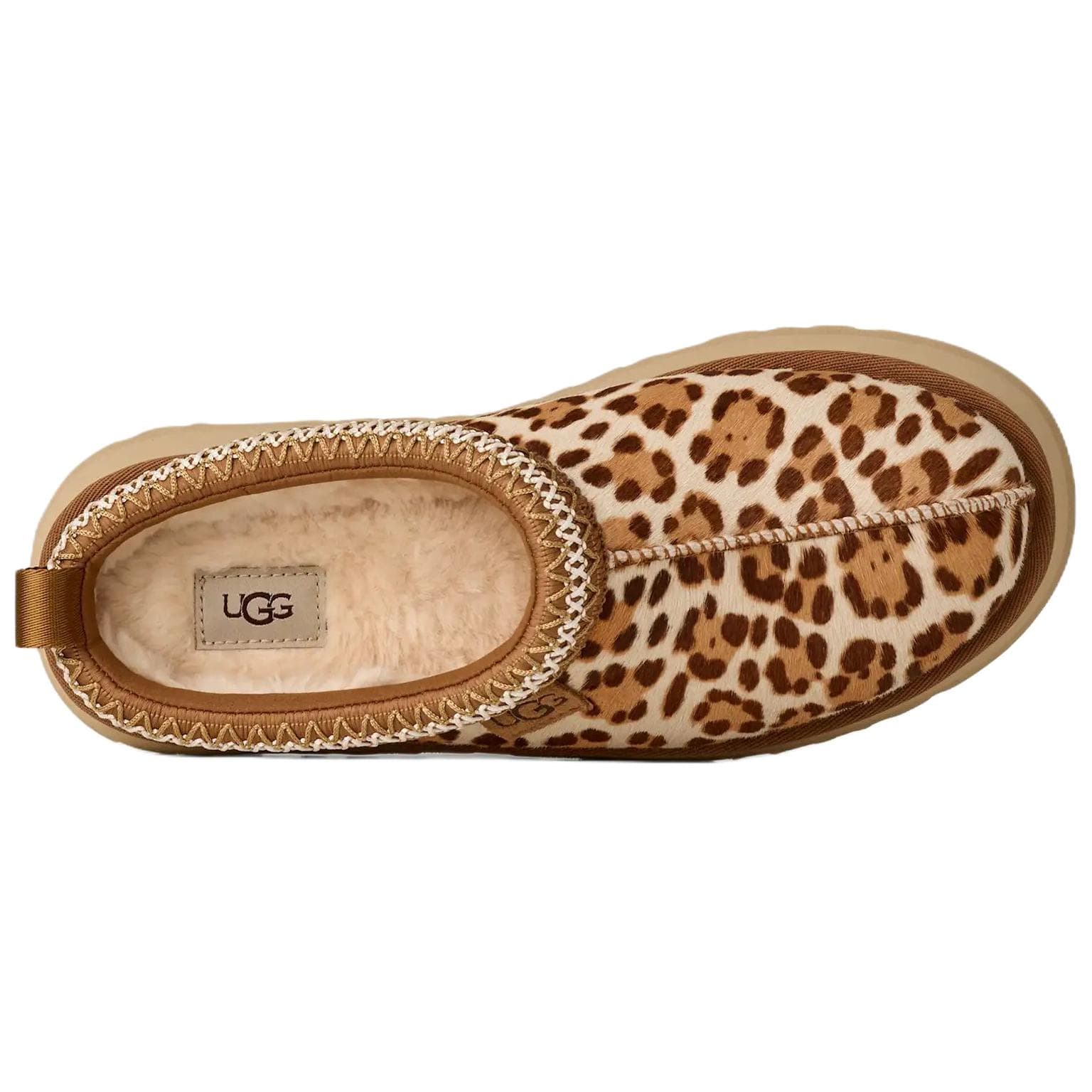 Сандалии UGG Tazz ЭВА Устойчивый к истиранию Закрытые тапочки Женские с леопардовым принтом - изображение 5