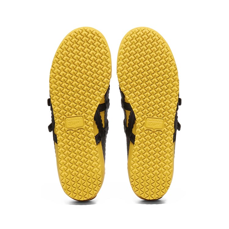 Onitsuka Tiger MEXICO 66 TGRS Тонкие и без объема Туфли Мэри Джейн Женские Желтый черный - изображение 7