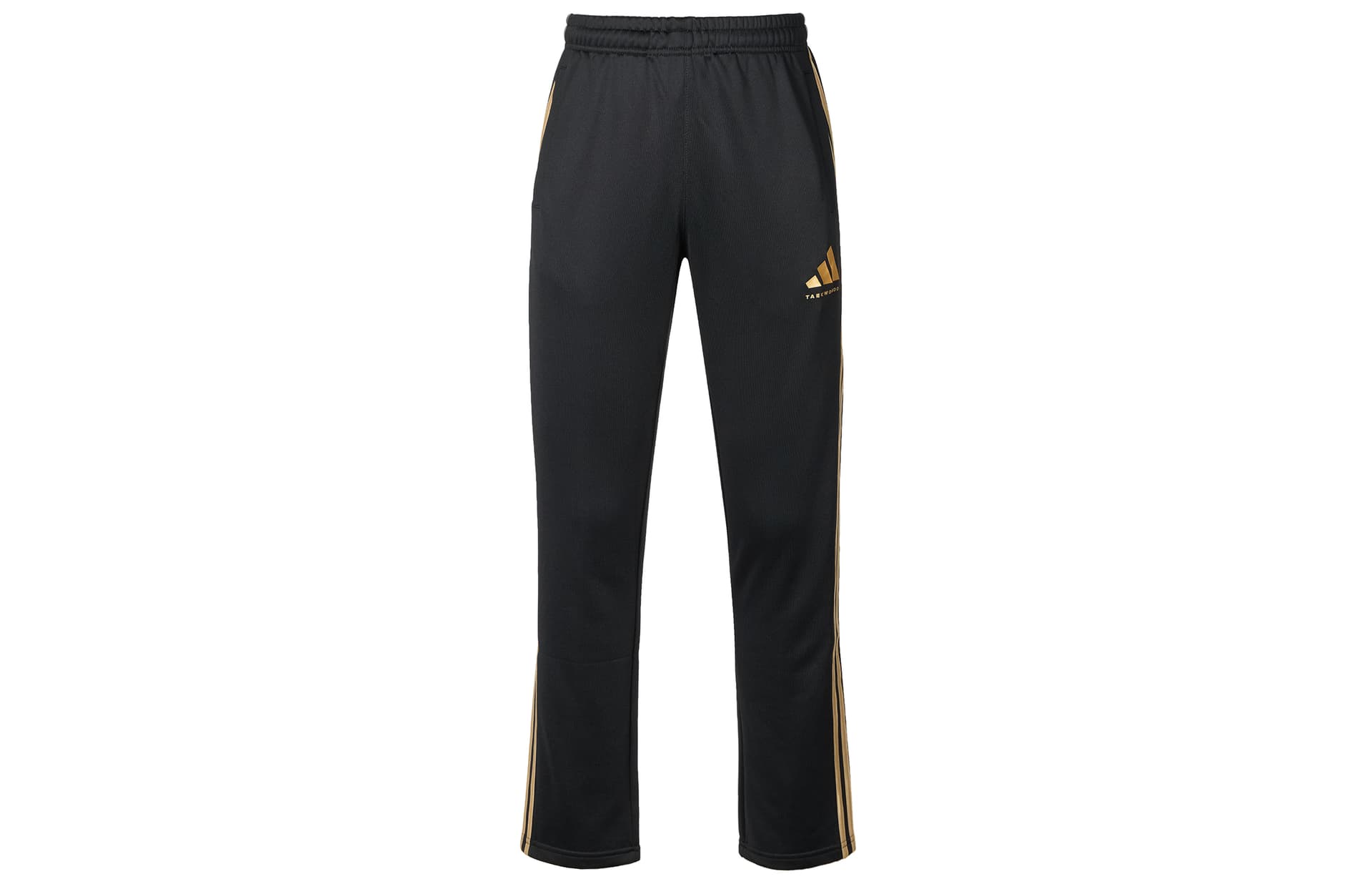 Штаны Adidas Taekwondo Повседневные Штаны Унисекс Черный Золото - изображение 2